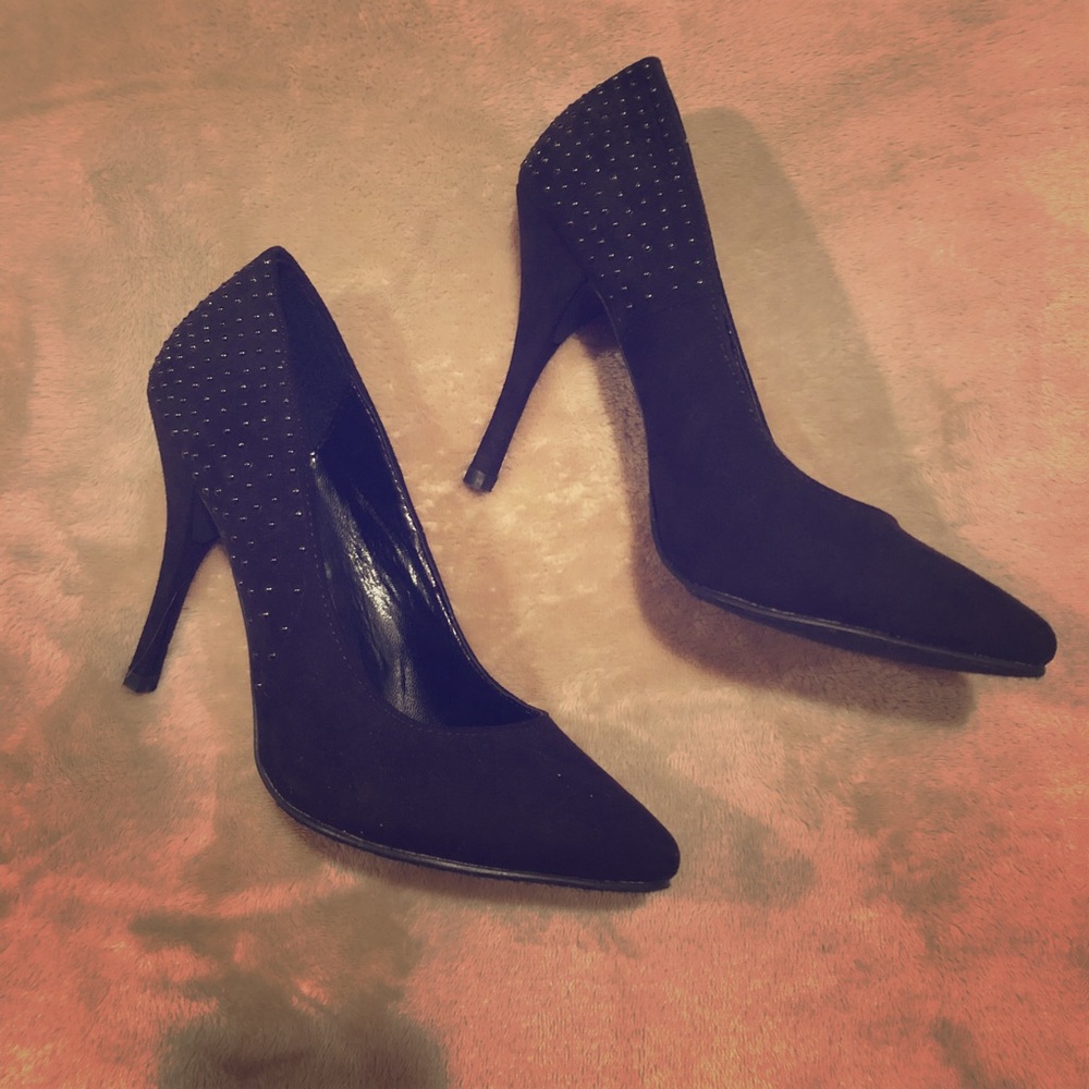 Black Suede Sexy Heels ♠️